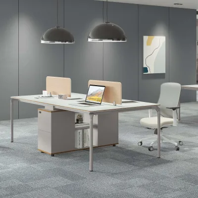 Staff Office Furniture Employee Desk Sets Simple Modern Partitioned Workstation Free Combination Commercial Use Wood Shanghai