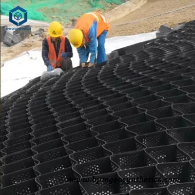 Airdrain Typar Plastic Road Geocell for Vegetated Retaining Walls in Ethiopia