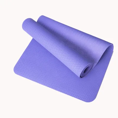 Hot Selling TPE Yoga Mats Durable Single Double Color Exercise Mat for Sale Custom Logo Mats