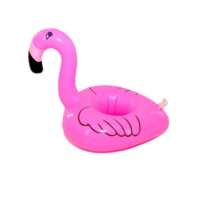 Custom Flamingo Swimming Pool Beach Drink Floating Inflatable Cup Holder