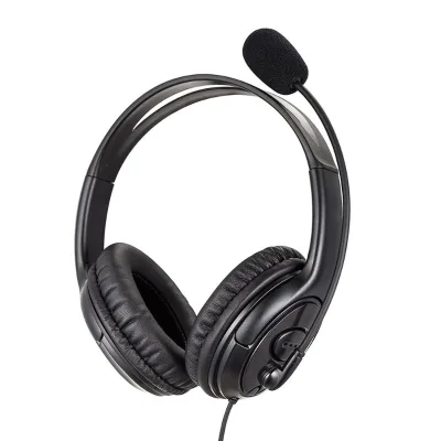2019 Binaural Over Ear Call Center USB Computer Headset With Microphone