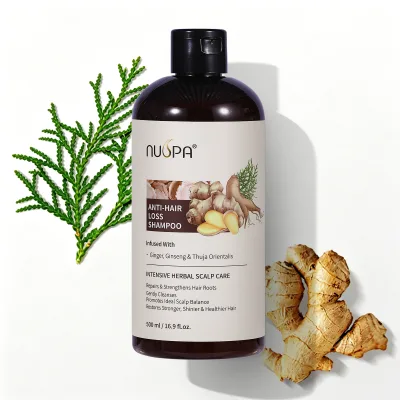 Private Label Sulfate Free Ginger Anti Hair Loss Hair Growth Cream Concentrated Formula Deep Cleaning Root Lifting Nourishing