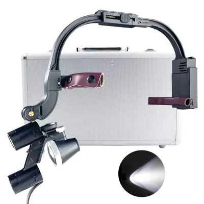 5W Dental Wireless Loupe Headlamp Removable Batter Headlight Headlamp for 5X Dental Magnifying Glass Loupes Surgical