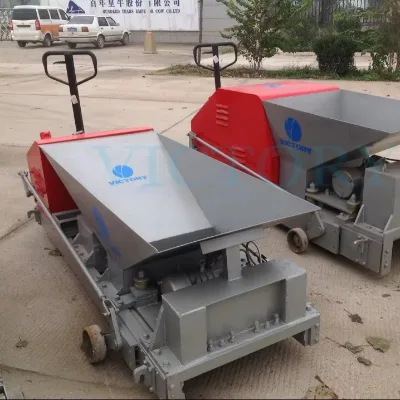 Concrete Panel Extrusion Machine in Pond Use