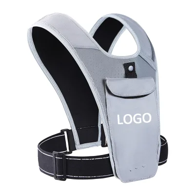 BSCI Factory Supplier OEM Custom Logo Reflective Running Vest Nylon Phone Holder