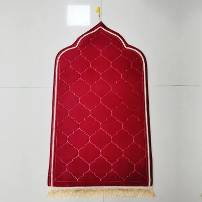 80x120CM Thicker Islamic Prayer Mat Muslim Sajda Prayer Carpet Janamaz Prayer Rug