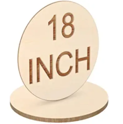 18 Inch Round Wood Circles Unfinished Wood Circles for Crafts, Door Hanger, Pyrography and Painting