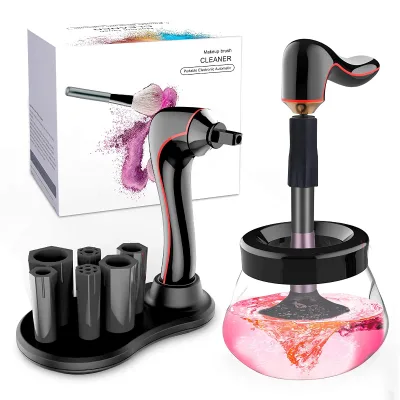 Hot Sale High Quality Electric USB Charging 3 Speeds Automatic Ultrasonic Machine Makeup Brush Cleaner