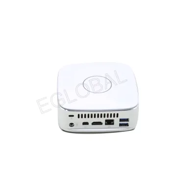 EGLOBAL New Silent Copper Cooling Fan DDR4 Small Light Industrial Computer Onboard Intel Core I3-6100U 24/7 Operation 15W Stock
