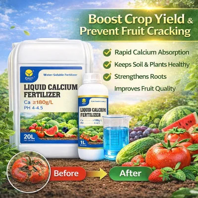 Foliar Calcium Fertilizer Liquid for Plants Fast Uptake Calcium for Tomatoes and Vegetables