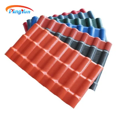 Eco-Friendly Waterproof UPVC Spanish Style Roof Tile for Villa Roofing