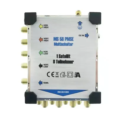Durable 88-790MHz 5 in 8 Out Satellite Multi Switch Tv System Cascadable Smatv 950-2150MHz Satellite Multiswitches
