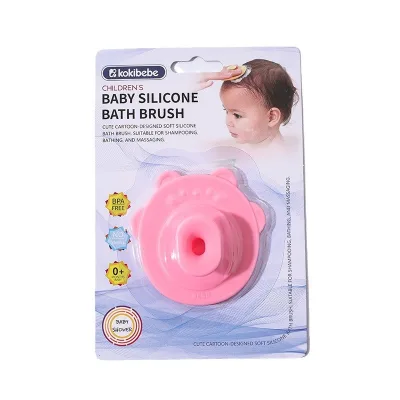Brush Scalp Cleaning Bathing Scrub with Effective Massage Design Multifunctional Baby Silicone Head Shampoo