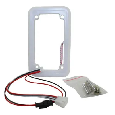 12V Colorful Illuminated Coin Acceptor Border Plastic Decorative Led Frame