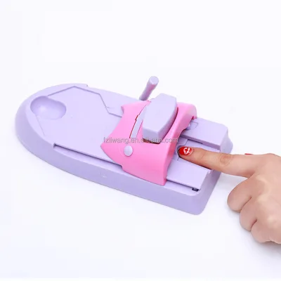 DIY 3D Nail Art Printer Printing Manicure Machine With Metal a User Manicure Stamper and Stamp 6PC Tool Manual