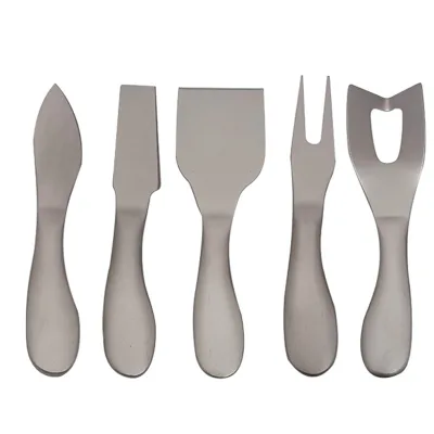 Hot Multi Functional Stainless Steel Utility Professional Wedding Butter Kitchen Accessories Tableware Titanium Cheese Knife Set