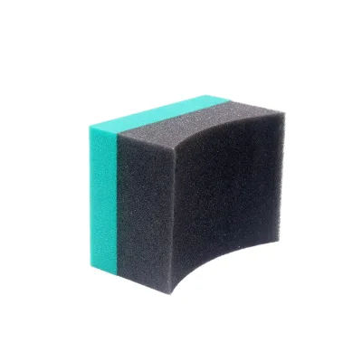 Selected Auto Tire Contour Dressing Foam Applicator Pad Colorful Polishing Sponge Wax Buffing Pads Tire Shine Sponge Applicator