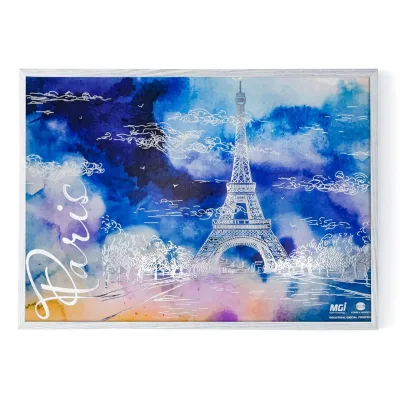 Custom Premium 3D Gold Foil Poster Art Picture Photo Wall Decor Home Decoration With Frame Hot Stamping Modern Poster Printing