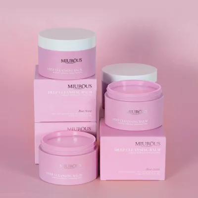 OEM Organic Vegan Eye Make up Remover Oil Cleanser Aceite De Limpieza Cara Face Makeup Meltaway Cleansing Balm