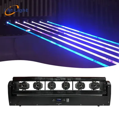 Professional Lazer 6 Eyes RGB Full Colour Laser Light Beam Effect for DJ Disco Stage Lighting Moving Head Laser Light