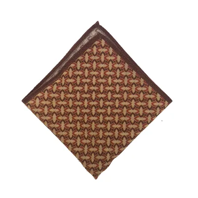 Pocket Squares Machine Rolled Embroidered Custom-made Men's Pocket Squares