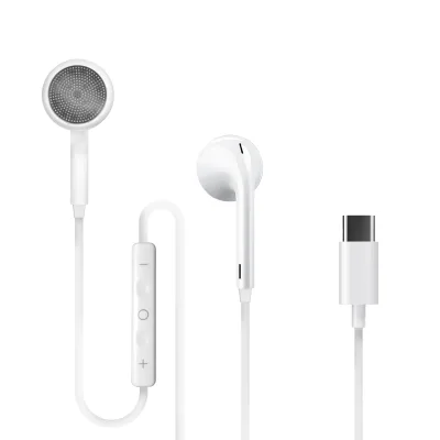 Classic Select Quality Type-C Wired Semi-in-ear TPE Material Headset with 14mm Dynamic Driver No Noise Cancellation