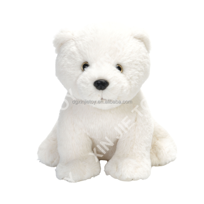 Factory Made Custom Polar Bear Shape Soft Toy Cartoon Design Polar Bear Plush Toys White Polar Bear Stuffed Animal Toy