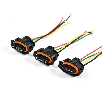Customized Auto 3 Pin Fuel Rail Pressure Sensor Wire Harness with Connectors