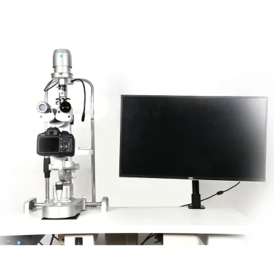 Advanced Technology Ophthalmic Examination 5 Magnifications Red LED Digital Slit-Lamp KJ5DII