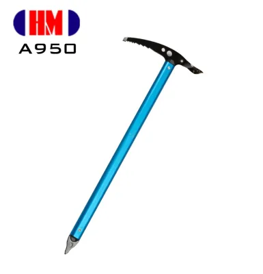 CE B Rated Steel Head Classic Curve Pick Shape Piolet Ice Axe UIAA Certified