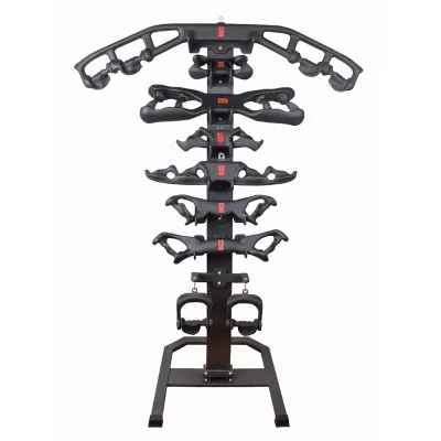 THYFIT New 8 Pieces Pull Down Rack Ergonomic Handle Mag Grips Gym Equipments