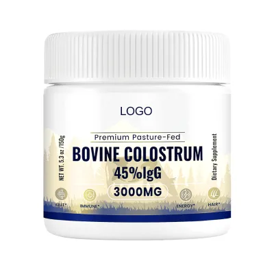 OEM Bulk Grass-Fed Colostrum Milk Powder Bovine Colostrum Supplement for Gut Health Organic Powder