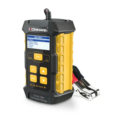 KW510 Car Battery Charger and Tester Equipment Multi-Language Analyzer with OEM Acceptance Yellow-MOQ 1