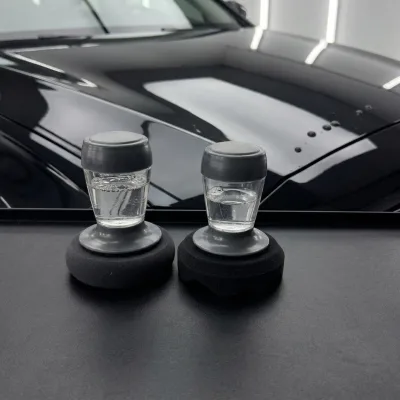 JYM-0681 Reusable Car Wax Applicator Sponge Press Type Liquid Storage Foam Coating Application Tool Waxing Operation Is Simple