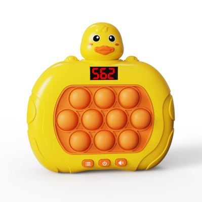 Speed Push Game Machine Music Education Game Machine with Lights Creative Battery Push Game Machine Adult and Children's Toy