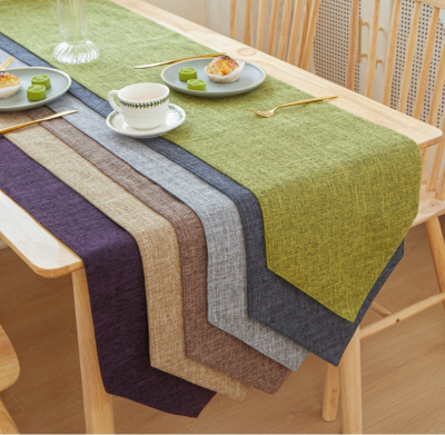 Solid Color Simple Table Runner