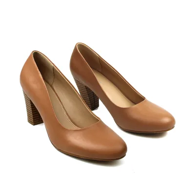 Hot Selling Wedding Bridal Dress Leather PU Ladies Female Pump Shoe Women High Heels Shoes