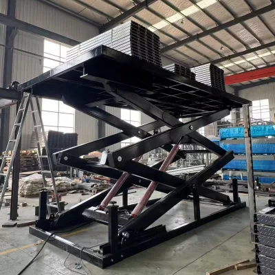 Scissor Type Floor Lifting Platform with Mechanical Lock