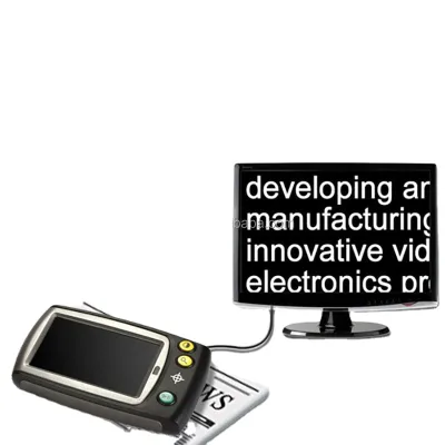 6-25X AV Out Zoom Portable Electronic Video Magnifier for Elderly People