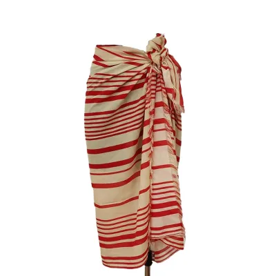 Top Quality Beach Product Beach Pareo Dress 50% Rayon50%cotton Sarong One Piece Beach Wrap Dress