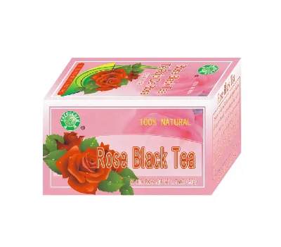 OEM Brand Rose Tea Flavored Black Tea Rose Flower Bagged Tea 20 Bags in Anhui