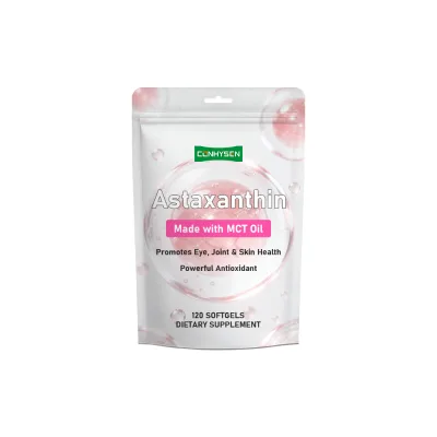 High Quality Astaxanthin Softgels Supports Helps Powerful Antioxidant protection to Promote Overall Wellness Dietary Supplement