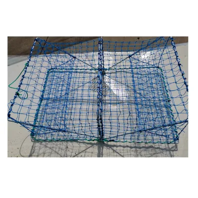 Best Quality Commercial Foldable HDG (Hot Dip Galvanizing) Lobster Trap Collapsible Fish Traps PE Material Cage for Sale