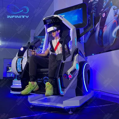 Most Exciting Amusement Vr Ride 360 Degree Rotating 9D Vr Cinema Virtual Reality 3D Videos Gaming Machine 360 Vr Chair for Sale