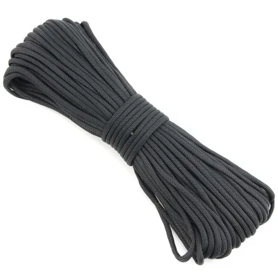 Parachute Cord 100ft 31meter or 100meter Survival Paracord 4mm 7 Strands Paracord in Bundle or Roll Weaving Rope