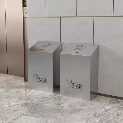 Iron Safety Storage Box Waterproof Dry Powder Fire Extinguisher Cabinet for Commercial Building Firefighting Equipment Accessory