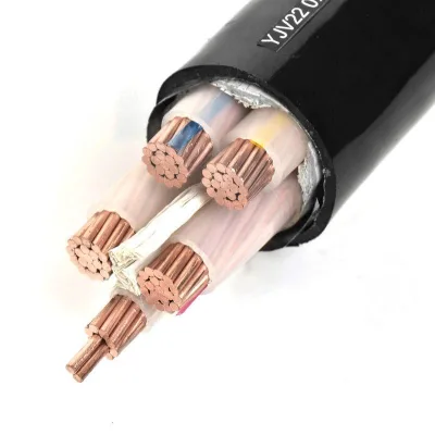 Railway & Transit Power Line YJV22 Cable 0.6/1kV Copper XLPE Steel Shield for Infrastructure Electrical Routing
