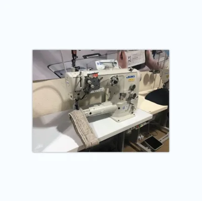 Heavy Duty Cylinder Arm Walking Foot Industrial Sewing Machine for Leather Canvas Textiles with Automatic Lubrication System