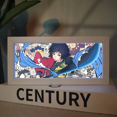 Anime Led Light Box One Piece Gojo Lights 3d Luffy League of Legends Rgb Night Touch Lamp Usb Anime Led Light Box