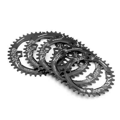 New Bicycle Chainwheel  104 BCD 32/34/36/38/40T Round Shape Narrow Wide Chain Ring for MTB Road Bike Single Tooth Disc//